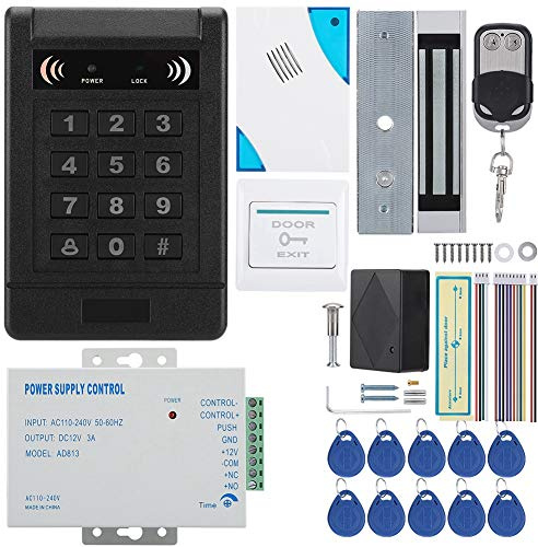 Apriporta Elettrico con Tastierino Numerico e Tastiera, Sblocco Multiuso con Carta EM - ID e Password - Sicurezza Avanzata, Blocco Magnetico, Adatto a Varie Porte