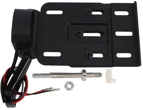 Gutol Verstellbare seitliche Kennzeichenhalterung mit Beleuchtung – 6000K Helligkeit, IP67 wasserdicht für Harley Sportster 883/1200/48 XL (2004-2016)