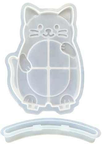 Animal Resin Silicone Moulds – Dog and Cat Epoxy Craft Molds | Teeter-Totter Frame Moulds for Photo Frames, Wax, Plaster, DIY Art Projects, Home Decor, Holiday Crafts