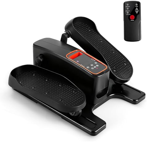 Citybee Mini Elektrischer - Untertisch Elektrischer Crosstrainer für Zuhause mit Fernbedienung & Display - 12 Geschwindigkeiten - Leise Stepper für Senioren Jugendliche