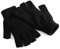 Beechfield Unisex Uni Basic fingerlose Winterhandschuhe, Klein / Mittel (S/M), schwarz