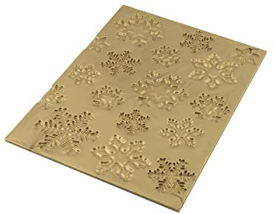 Silikomart Frozen buche Mat Tappeto Decorativo in Silicone, Oro, 25 x 18.5 x 0.6 cm