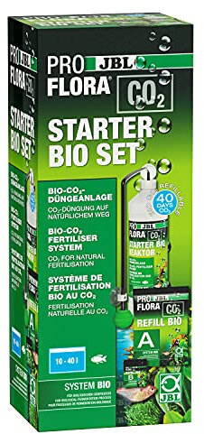 JBL PROFLORA CO2 STARTER BIO SET, Bio CO2 fertilizer system set for 10-40 l, with extensive accessories