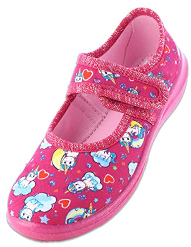 Beck Mädchen Dream Hausschuhe, Fuchsia, 32 EU