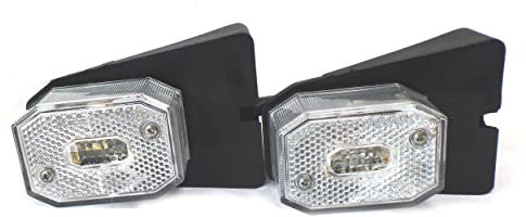 Generisch 2x Positionsleuchte Umrissleuchte Begrenzungsleuchte Anhänger Flexipoint 1 I mit Halterung