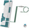Tastiera Meccanica K3 Pro Cablata Ultra-compatta mini 98 Tasti RGB illuminato LED ottico Interruttore Blu + Cavo Tipo C a USB-A a Molla TPU, Connettore Staccabile in Metallo, QWERTY US