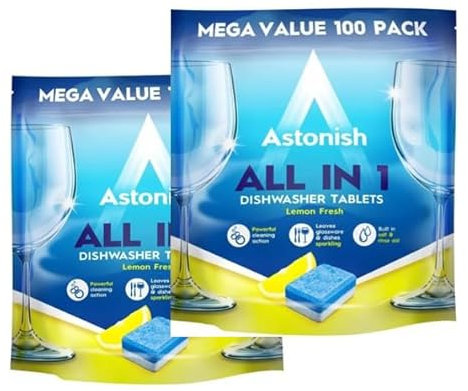 Lemon Fresh Dishwasher Tablets 200's Intergrated Salt & Rinse Aid