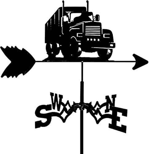 Wetterfahne, Wetterfahne, Messwerkzeug, Wetterhahn aus Edelstahl, Windrichtungsanzeiger mit Rostschutzbeschichtung für die Garten- und Hofdekoration
