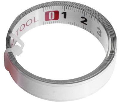 Lurrose 1m Steel Miter Track Tape Measure Self Adhesive Metric Scale Ruler for Woodworking Ruler Left to Right Reading