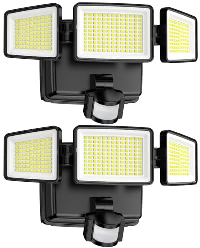 BENMA 302 LED Strahler mit Bewegungsmelder Aussen, 2 Stück