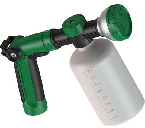 MCAOAL Aspersor de espuma, herramienta manual de presión manual para ducha de mascotas, detalles de coche, lavado de casa, manguera de lavado de coche, boquilla de aspersor