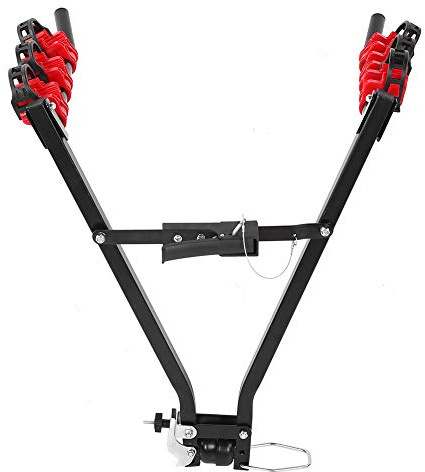 Generic Stahl-Auto-Fahrradträger, Robuster Fahrrad-Aufhänger für die Anhängerkupplung von Lieferwagen, Passend für die Meisten Rahmen, 60 Kg Tragkraft, 23,23 X 12,60 X 28,35 Zoll