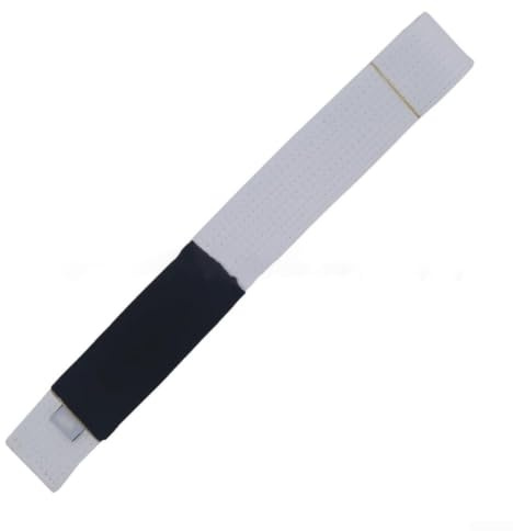 Ceinture de Jiu Jitsu Brésilien en Coton Longue Durée pour une utilisation cohérente aussi bien dans l'enseignement que sur le roulement libre (A1 Blanc)