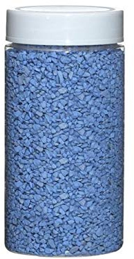 Deko Granulat Dekosteine Farbgranulat Streudeko Tischdeko Ø 2-3 mm ca. 650g Dose (Hellblau)
