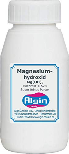 Magnesiumhydroxid reinst 100 ml / 80 Gramm E528 - Neutralisierung der Magensäure - Abführmittel - Flammschutzmittel - super feines Pulver - Säureregulator
