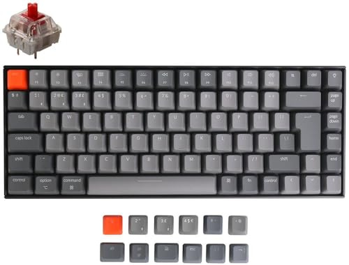 UK Keychron K2v2 Bluetooth RGB Backlit Soldered Linear Switches Mac/PC Keyboard