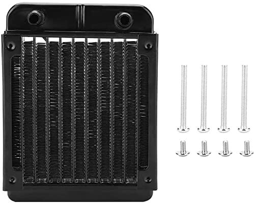 CENPEK Water Cooling Radiator, 8 Pipe Aluminum Heat Exchanger Radiator with Tube for PC CPU Computer Water Cool System