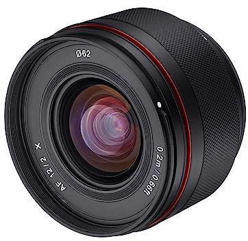 Samyang Objectif AF 12 mm F2,0 Fuji X - Focus ultra grand angle focale fixe pour Fujifilm X-Mount APS-C Lumineux pour appareils photo Fuji X Mount X-T4 T3 X-T30 X-T20 X-E4 XE3 X-Pro 3 X-H1