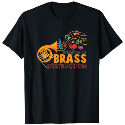 French Horn Musiker Kleidung Frauen Männer T-Shirt