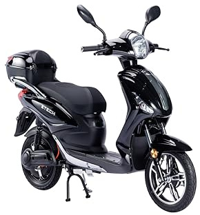 Tecnobike Shop Bici Elettrica a Pedalata Assistita Biciclette Elettroniche Alimentate Z-Tech ZT-09-E 250w 48V 12Ah Batteria al Piombo (Nero)
