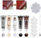 Lederreparatur Creme, 5 Farben Fiussigleder Reparatur Set, Mischbare Lederreparatursets, Leder Reparatursätze, Leder Restaurator, Leder Reparatur Set für Sofa, Lederjacke, Autositz, Schuhe, Mäntel
