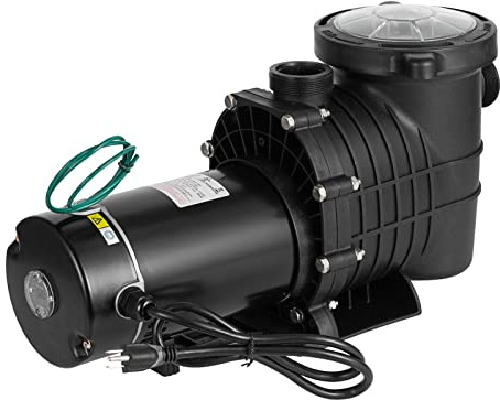 Self Priming Diaphragm Water Pump Swimming Pool Pump Motor w Strainer Hot Tub Water Pumps for Above Ground Pool Water Circulation Pool Pump
