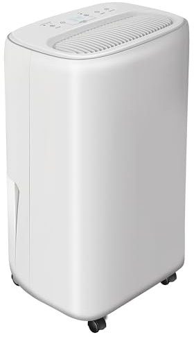 10L/Day Dual Dehumidifier & HEPA Air Purifier. Ultra Quiet Compressor Dehumidifier for Houses Flats Offices. Prevents Damp, Condensation, Moisture & Mould. Smart Display, 24H Timer, 4L Water Tank