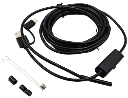 Alnicov Upgraded 5.5mm Ultra-Thin USB Inspection Borescope Endoscope - Waterproof IP67 Snake Camera