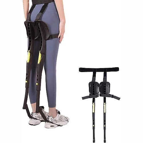 Exoskeleton Stand Portable Chair - Invisible Wearable Magic Seat, Adjustable Height, 100 Kg Capacity, For Outdoor Fishing, Concerts, And More!