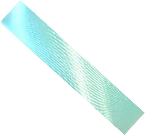25 m Satin Schrägband 20 mm vorgefalzt zart tuerkis