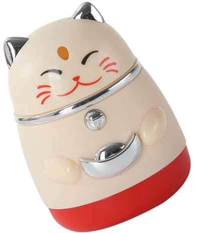 OKUMEYR Portastuzzicadenti A Forma di Gatto Creativo Dispenser per Stuzzicadenti da Tavolo Contenitore in Plastica Piccolo