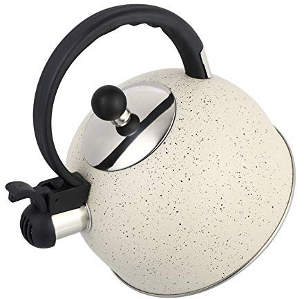 MAGICLULU Bouilloire Sifflante À Paillettes Colorées Bouilloire À Thé En Acier Inoxydable De 2 5 L Pour Cuisinière À Gaz Et Électrique