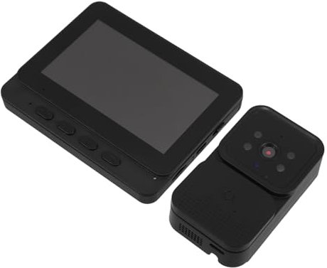 FONDOTIN 1set Videocitofono Wireless Con Video Bidirezionale e Installazione Facile Per Sicurezza Domestica e Controllo Remoto