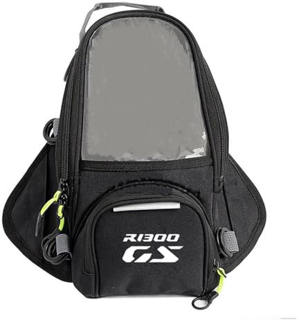 ZNCOJL Sacoche Moto Sac De Réservoir pour BM&W R1300GS R1300 GS R 1300 GS Sac De Rangement Étanche pour Réservoir De Carburant Moto(with Logo)