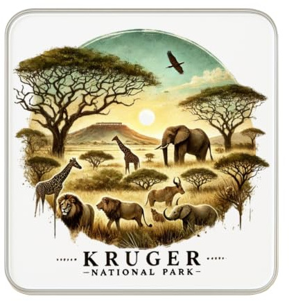 Kühlschrankmagnet Kruger National Park, Südafrika, Reise-Souvenir, Sammlerstück, Geschenk