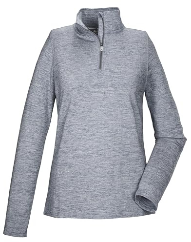 Killtec Damen Funktionsshirt/Fleeceshirt mit Stehkragen und Reißverschluss