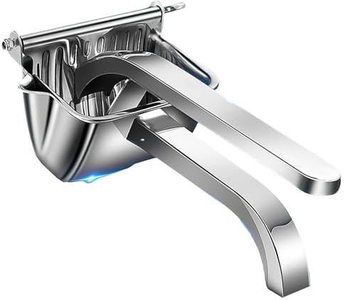 Spremiagrumi manuale per limoni, spremiagrumi in acciaio inox 316 per arance e melograno, include un bicchiere per succo in vetro borosilicato e un sacchetto filtro, perfetto per frutta morb