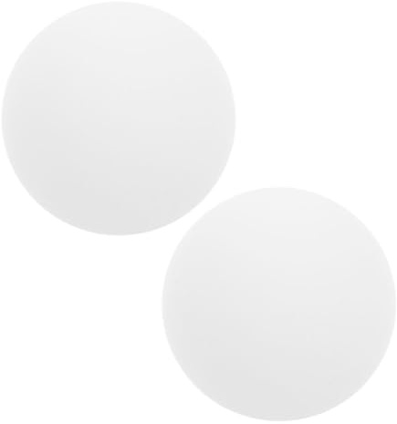 SUPVOX Abat-jour Sphérique Dépoli en Verre Blanc Laiteux 60 Mm G9, Lot de 2, Cache-lumière pour Plafonniers et Appliques Murales, Compatible Ventilateur de Plafond, Éclairage Doux