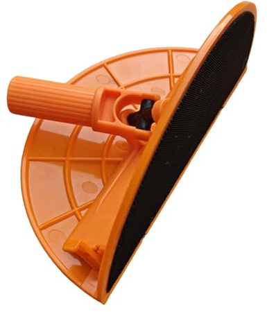 Baoblaze Supporto per Carta Vetrata, Levigatrice Angolare Semicircolare per Cartongesso, Utensile Manuale per Smerigliatura Angolare Autoadesiva Professionale