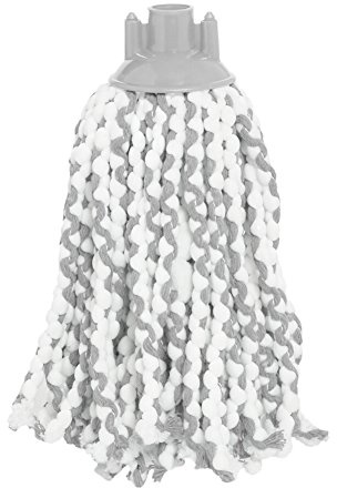 Apex Girello Sol en Microfibres Tête de Balai à Franges, Coton/Microfibre, Multicolore, 30 x 30 x 30 cm