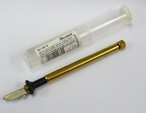 Tagliavetro a olio 447,8, spessore vetro 3-10 mm (tagliavetro), angolo di taglio: 138°/distanza righello: 2,5 mm, massima qualità di taglio, testa mobile fino a 30°, piastra sottile