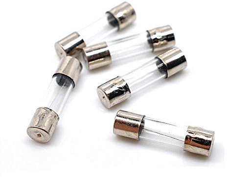 Oiyagai 65 Piezas de Fusibles Rápidos de Tubo de Vidrio 5x20mm, 13 Valores 0,1A-20A 250V