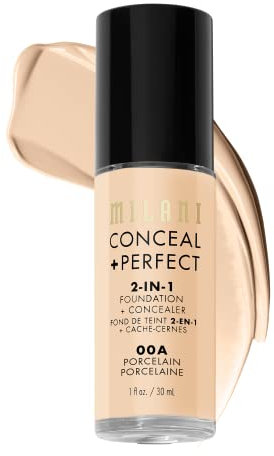 MILANI Conceal + Perfect 2-In-1 Foundation + Concealer - Porcelain