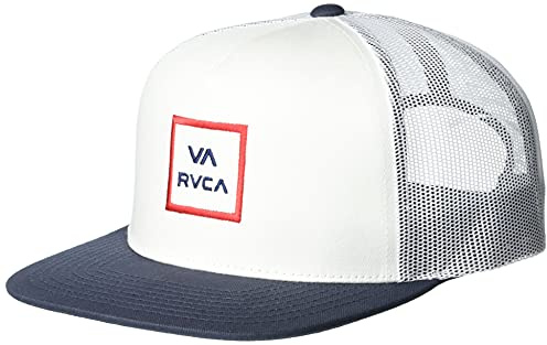 RVCA Men's Trucker Hat, Structured Hat with Stretch Mesh Back, Adjustable Snapback Closure