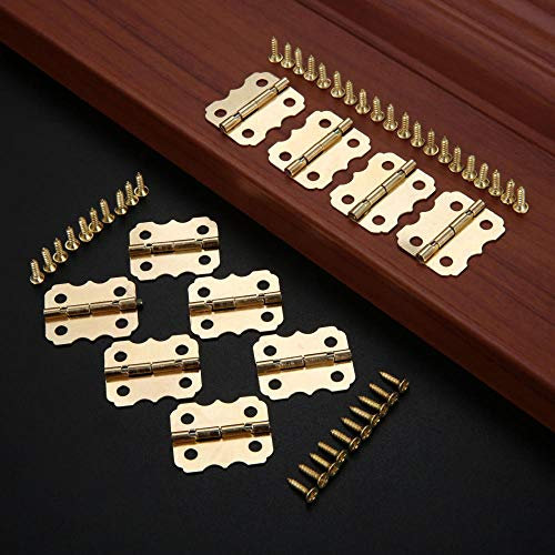 Klavierband 30Pcs 25Mm Antik Gold Box Scharnier Schranktür Scharnier 4 Löcher Schmetterling Antik Für Vintage Scharnier Schrank Bin Kleiderschrank Hardware