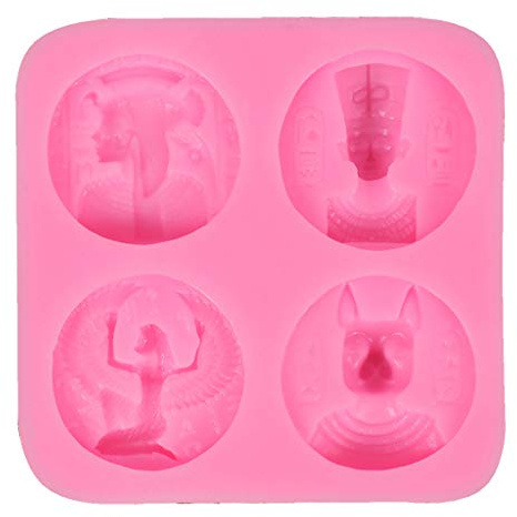 GUMEI égyptien Pharaon résine Moule Silicone Fondant gâteau polymère Argile résine Moule Outils