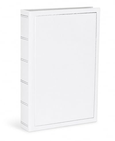 Classic Fotoalbum Fotobox Einsteck Foto Memo Album Buchalbum: Farbe: Weiß | Format: 300 Fotoalbum