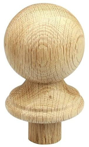Jackson Woodturners Oak Ball Newel Cap 82mm