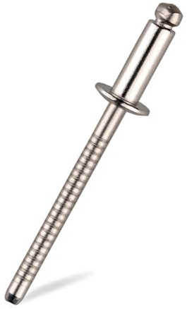 Aqxypas 5/20/30/50 Uds. Remaches Ciegos de Cabeza de cúpula de Acero Inoxidable 304 3,0 3,2 4,0 4,8 5,0 6,4mm (Size : 4.8x25mm 20pcs)