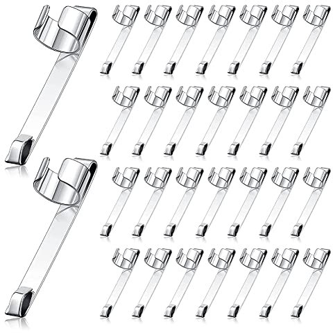 MOLERRI Metall Bleistift Clips zum Aufschieben Bleistift Clips zum Einrasten, Bleistift Halter Clip Metall AufhäNgbare Tragbare Bleistift Clips, 60 StüCk